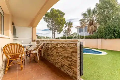 Patio privado acogedor en Casa Pareada, Mont-roig del Camp